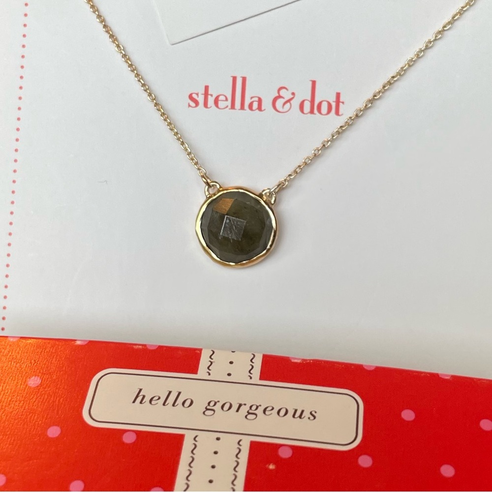 Stella & Dot Labradorite ‘Maya Pendant’ Necklace
